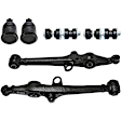 6-Piece Kit Suspension Kit Includes (2) Ball Joint, (2) Control Arm, and (2) Sway Bar Link