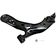 6-Piece Kit Front, Driver and Passenger Side, Lower Control Arms, Includes (2) Control Arm, (2) Sway Bar Link, and (2) Tie Rod End