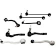 8-Piece Kit Control Arm Includes (4) Control Arm, (2) Sway Bar Link, and (2) Tie Rod End