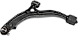 2001-2004 Dodge Grand Caravan - 6-Piece Kit Front, Driver and Passenger Side, Lower Control Arms, Includes (2) Control Arm, (2) Sway Bar Link, and (2) Tie Rod End