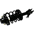 4-Piece Kit Fully Loaded Strut, Includes (2) Shock Absorber and Strut Assembly and (2) Sway Bar Link