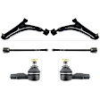 6-Piece Kit Suspension Kit Includes (2) Control Arm and (4) Tie Rod End