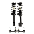 4-Piece Kit Rear, Driver and Passenger Side Suspension Kit, Includes (2) Loaded Strut and (2) Sway Bar Link