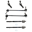 6-Piece Kit Tie Rod End Includes (2) Sway Bar Link and (4) Tie Rod End