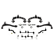 14-Piece Kit Front, Driver and Passenger Side, Upper and Lower Control Arms, Includes (2) Ball Joint, (4) Control Arm, (4) Sway Bar Link, and (4) Tie Rod End