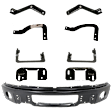 9-Piece Kit, Front Bumper, Powdercoated Black, Includes (1) Bumper and (8) Bumper Bracket