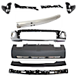 2007 Toyota Tundra - 9-Piece Kit Front Bumper, Chrome, Includes (1) Bumper, (2) Bumper Bracket, (1) Bumper Cover, (1) Bumper Reinforcement, (3) Bumper Retainer, and (1) Valance