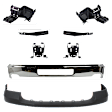 8-Piece Kit, Bumper, Chrome, Includes (1) Bumper, (6) Bumper Bracket, and (1) Bumper Cover