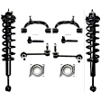 2003-2009 Toyota 4Runner - 10-Piece Kit Fully Loaded Strut, Sport Utility, Includes (2) Shock Absorber and Strut Assembly, (2) Control Arm, (2) Tie Rod End, (2) Sway Bar Link and (2) Wheel Bearing
