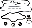 3-Piece Kit Timing Belt Kit, 2.0L, 4Cyl Water Pump Included, Includes (1) Valve Cover Gasket, (1) Water Pump and (1) Timing Belt Kit