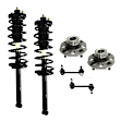 6-Piece Kit Suspension Kit, Includes (2) Sway Bar Link, (2) Shock Absorber and Strut Assembly and (2) Wheel Hub