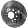 KIT-073024-10090 4-Wheel Set Front and Rear Brake Disc and Pad Kit, Plain Surface 5 Lugs Front-311.91 mm/Rear-281.94 mm Semi-metallic, Includes (4) Brake Disc and (2) Brake Pad Set