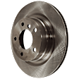 2006 BMW 325i - 4-Wheel Set Brake Disc and Pad Kit, Plain Surface, 5 Lugs, Front and Rear-299.72 mm, Semi-metallic, 3.0L 6Cyl, Includes (4) Disc and (2) Pad Set