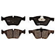 2006 BMW 325i - 4-Wheel Set Brake Disc and Pad Kit, Plain Surface, 5 Lugs, Front and Rear-299.72 mm, Semi-metallic, 3.0L 6Cyl, Includes (4) Disc and (2) Pad Set