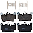 KIT-073024-10300 4-Wheel Set Front and Rear Brake Disc and Pad Kit, Plain Surface 5 Lugs Front and Rear-329.95 mm Semi-metallic, Includes (2) Brake Pad Set and (4) Brake Disc