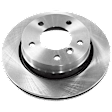 KIT-073024-1042 Front and Rear Brake Disc and Pad Kit, Plain Surface, 5 Lugs, Front-286 mm/Rear-276 mm, Front-Ceramic/Rear-Semi-Metallic