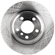 2019 BMW 330i - 8-Piece Kit Front and Rear Brake Disc and Pad Kit, Plain Surface, 5 Lugs, Ceramic, F30; 312mm Front Disc; Base Brakes and 330mm Rear Disc; M Sport Package, For Models Without Blue Painted Calipers, 2.0L 4Cyl,  Includes (4) Brake Disc and (