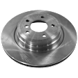 KIT-073024-1128 4-Wheel Set Front and Rear Brake Disc and Pad Kit, Plain Surface 5 Lugs Front-347.98 mm/Rear-336.04 mm Semi-metallic, Includes (4) Brake Disc and (2) Brake Pad Set