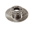 KIT-073024-1431 4-Wheel Set Front and Rear Brake Disc and Pad Kit, Plain Surface 5 Lugs Front-331.98 mm/Rear-324 mm Semi-metallic, Includes (4) Brake Disc and (2) Brake Pad Set
