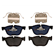 KIT-073024-1511 4-Wheel Set Front and Rear Brake Disc and Pad Kit, Plain Surface 5 Lugs Front-347.98 mm/Rear-320.04 mm Semi-metallic, Includes (4) Disc and (2) Pad Set