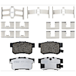 KIT-073024-171 4-Wheel Set Front and Rear Brake Disc and Pad Kit, Plain Surface 5 Lugs Front-311.91 mm/Rear-281.69 mm Ceramic, Includes (4) Disc and (2) Pad Set