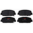 KIT-073024-172 4-Wheel Set Front and Rear Brake Disc and Pad Kit, Plain Surface 5 Lugs Front-311.91 mm/Rear-281.69 mm Ceramic, Includes (4) Disc and (2) Pad Set