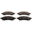 KIT-073024-1742 Front and Rear Brake Disc and Pad Kit, Plain Surface, 6 Lugs, Front-325.12 mm/Rear-330.96 mm, Front-Ceramic/Rear-Semi-Metallic