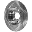 KIT-073024-1960 4-Wheel Set Front and Rear Brake Disc and Pad Kit, Plain Surface, 5 Lugs, Ceramic - Front; Semi-Metallic - Rear, 321mm Front Disc, Single Piston Front Calipers