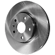 KIT-073024-1960 4-Wheel Set Front and Rear Brake Disc and Pad Kit, Plain Surface, 5 Lugs, Ceramic - Front; Semi-Metallic - Rear, 321mm Front Disc, Single Piston Front Calipers