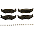KIT-073024-3176 Front and Rear Brake Disc and Pad Kit, Plain Surface 5 Lugs Front-Ceramic, Rear-Semi-Metallic