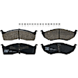 KIT-073024-3176 Front and Rear Brake Disc and Pad Kit, Plain Surface 5 Lugs Front-Ceramic, Rear-Semi-Metallic