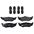 KIT-073024-3232 Front and Rear Brake Disc and Pad Kit, Plain Surface 5 Lugs Front-279.91 mm/Rear-269.75 mm Front-Ceramic/Rear-Semi-Metallic