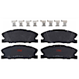 KIT-073024-3312 4-Wheel Set Front and Rear Brake Disc and Pad Kit, Cross-drilled and Slotted 5 Lugs Front and Rear-320.04 mm Semi-metallic, Includes (4) Brake Disc and (2) Brake Pad Set
