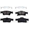 KIT-073024-3475 4-Wheel Set Front and Rear Brake Disc and Pad Kit, Plain Surface, 5 Lugs, Semi-Metallic - Front, Ceramic - Rear, 380mm Front Disc, 350mm Vented Rear Disc, Heavy Duty Brakes