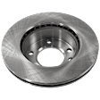 2006 Dodge Sprinter 2500 - 4-Wheel Set Front and Rear Brake Disc and Pad Kit, Plain Surface, 5 Lugs, Front-284.48 mm/Rear-272.03 mm, Semi-metallic