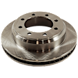 2011 Ford E-250 - 8-Piece Kit Front and Rear Brake Disc and Pad Kit, Plain Surface, 8 Lugs, Semi-metallic, 5.4L 8Cyl,  Includes (4) Brake Disc and (2) Brake Pad Set
