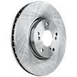 Front and Rear Brake Disc and Pad Kit, Plain Surface 5 Lugs Front-309.88 mm/Rear-281.94 mm Ceramic