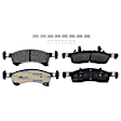 KIT-073024-4064 Front and Rear Brake Disc and Pad Kit, Plain Surface, 6 Lugs, Front-329.95 mm/Rear-341.88 mm, Front-Semi-Metallic/Rear-Ceramic