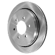 KIT-073024-4064 Front and Rear Brake Disc and Pad Kit, Plain Surface, 6 Lugs, Front-329.95 mm/Rear-341.88 mm, Front-Semi-Metallic/Rear-Ceramic