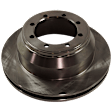 KIT-073024-4356 4-Wheel Set Front and Rear Brake Disc and Pad Kit, Plain Surface 8 Lugs Front-330.96 mm/Rear-325.88 mm Semi-metallic 4WD, Includes (4) Disc and (2) Pad Set
