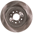 2006 Ford Freestyle - 4-Wheel Set Front and Rear Brake Disc and Pad Kit, Plain Surface, 5 Lugs, Front-314.96 mm/Rear-329.95 mm, Ceramic, 3.0L 6Cyl,  Includes (4) Disc and (2) Pad Set