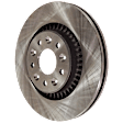 2006 Ford Freestyle - 4-Wheel Set Front and Rear Brake Disc and Pad Kit, Plain Surface, 5 Lugs, Front-314.96 mm/Rear-329.95 mm, Ceramic, 3.0L 6Cyl,  Includes (4) Disc and (2) Pad Set