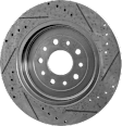KIT-073024-4694 4-Wheel Set Front and Rear Brake Disc and Pad Kit, Cross-drilled and Slotted 5 Lugs Front-315 mm/Rear-329.95 mm Ceramic, Includes (2) Brake Pad Set and (4) Brake Disc