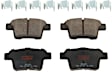KIT-073024-4694 4-Wheel Set Front and Rear Brake Disc and Pad Kit, Cross-drilled and Slotted 5 Lugs Front-315 mm/Rear-329.95 mm Ceramic, Includes (2) Brake Pad Set and (4) Brake Disc