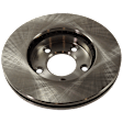 2002 Ford Mustang - 4-Wheel Set Front and Rear Brake Disc and Pad Kit, Plain Surface, 5 Lugs, Front-276 mm/Rear-266.95 mm, Ceramic, 4.6L 8Cyl,  Includes (4) Disc and (2) Pad Set