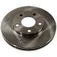 2002 Ford Mustang - 4-Wheel Set Front and Rear Brake Disc and Pad Kit, Plain Surface, 5 Lugs, Front-276 mm/Rear-266.95 mm, Ceramic, 4.6L 8Cyl,  Includes (4) Disc and (2) Pad Set