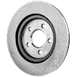 2005 Ford Mustang - 4-Wheel Set Front and Rear Brake Disc and Pad Kit, Plain Surface, 5 Lugs, Front-293.12 mm/Rear-299.97 mm, Ceramic, 4.0L 6Cyl,  Includes (4) Disc and (2) Pad Set