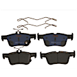 KIT-073024-5004 Front and Rear Brake Disc and Pad Kit, Plain Surface, 5 Lugs, Front and Rear-352.04 mm, Front-Ceramic/Rear-Semi-Metallic