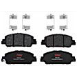 KIT-073024-5236 4-Wheel Set Front and Rear Brake Disc and Pad Kit, Plain Surface 5 Lugs Front-293.12 mm/Rear-281.69 mm Ceramic, Includes (4) Brake Disc and (2) Brake Pad Set