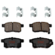 KIT-073024-527 4-Wheel Set Front and Rear Brake Disc and Pad Kit, Plain Surface 5 Lugs Front-299.97 mm/Rear-281.69 mm Ceramic, Includes (4) Brake Disc and (2) Brake Pad Set